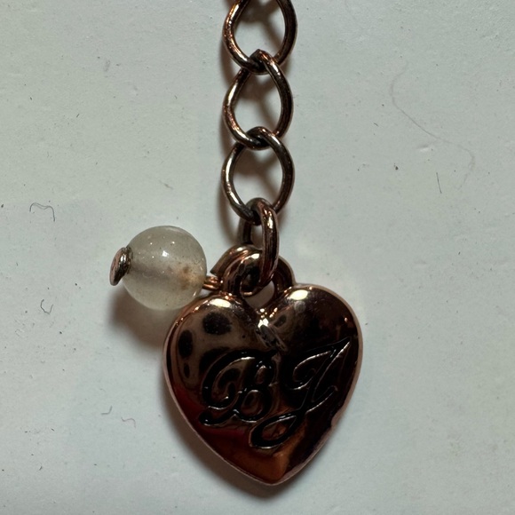 RARE Betsey Johnson Rose Gold Owl Pendant Charm Necklace - Picture 4 of 4